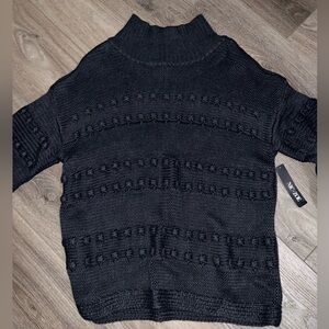 NWT NIC+ZOE Black Cozy Women's Sweater